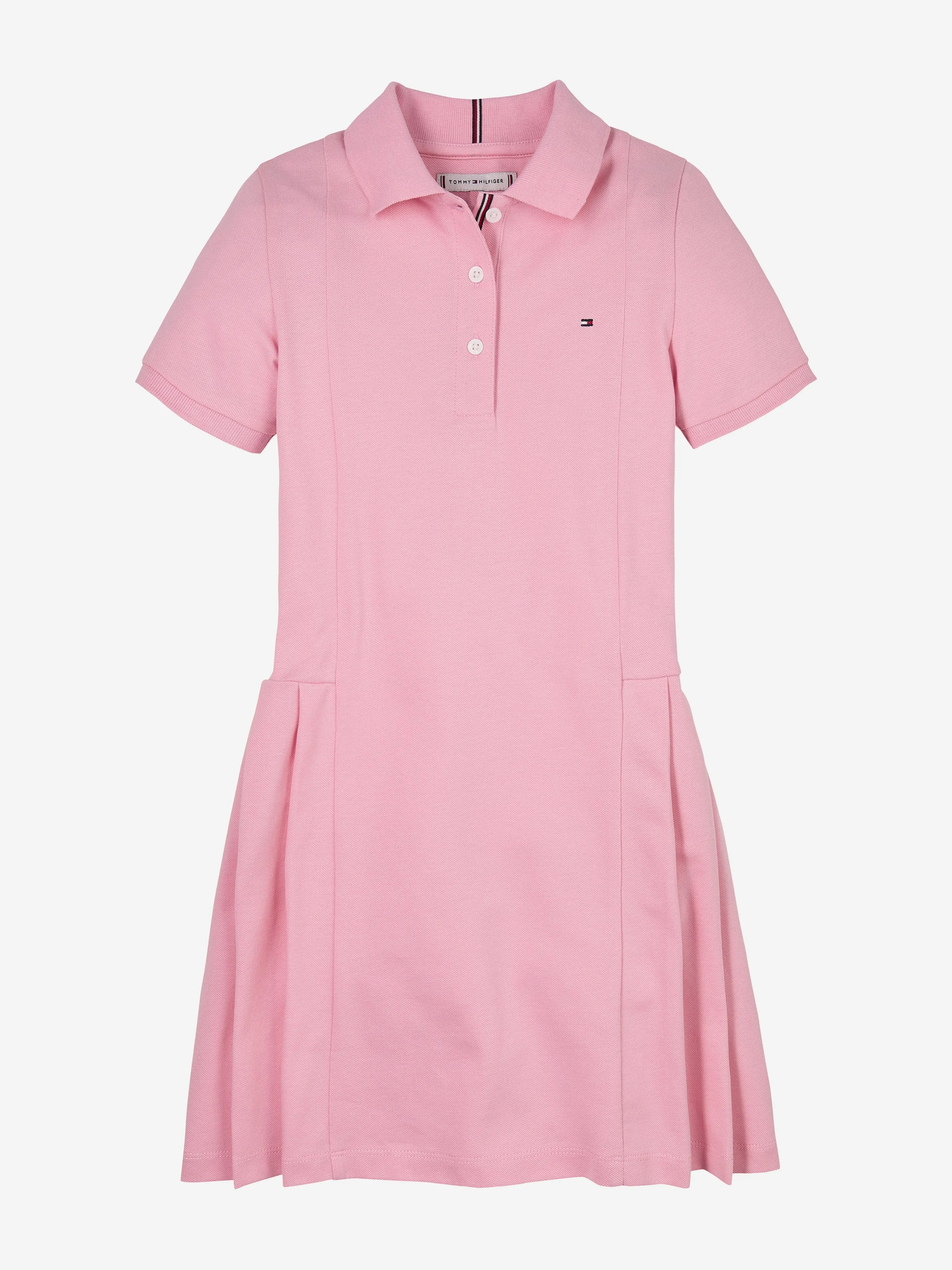 Girls Polo Dress in Pink