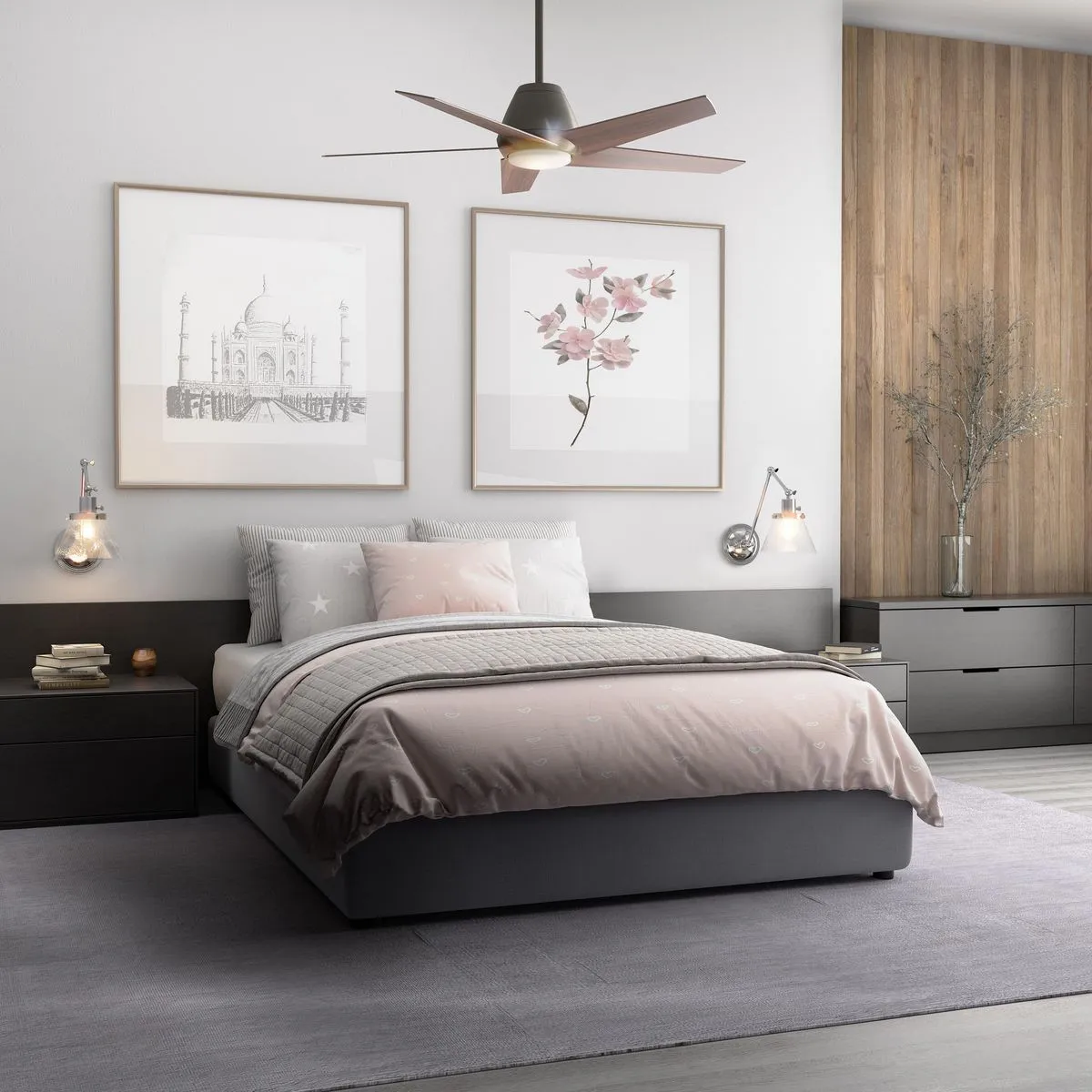 Gust Collection 54" Five Blade Ceiling Fan