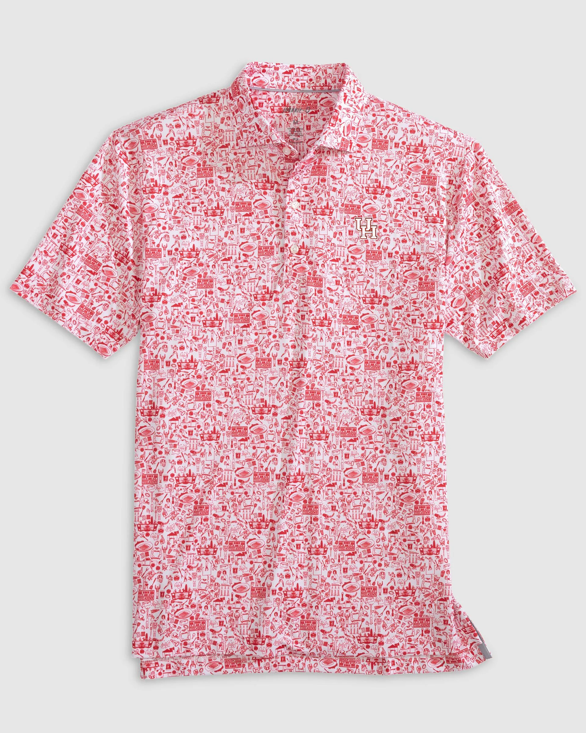 Houston Tailgater 2.0 Printed Jersey Performance Polo