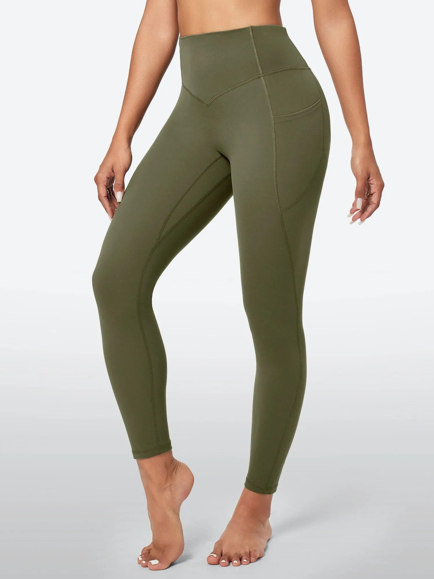 IUGA PowerTight Butt Lifting No Front Seam Leggings With Pockets