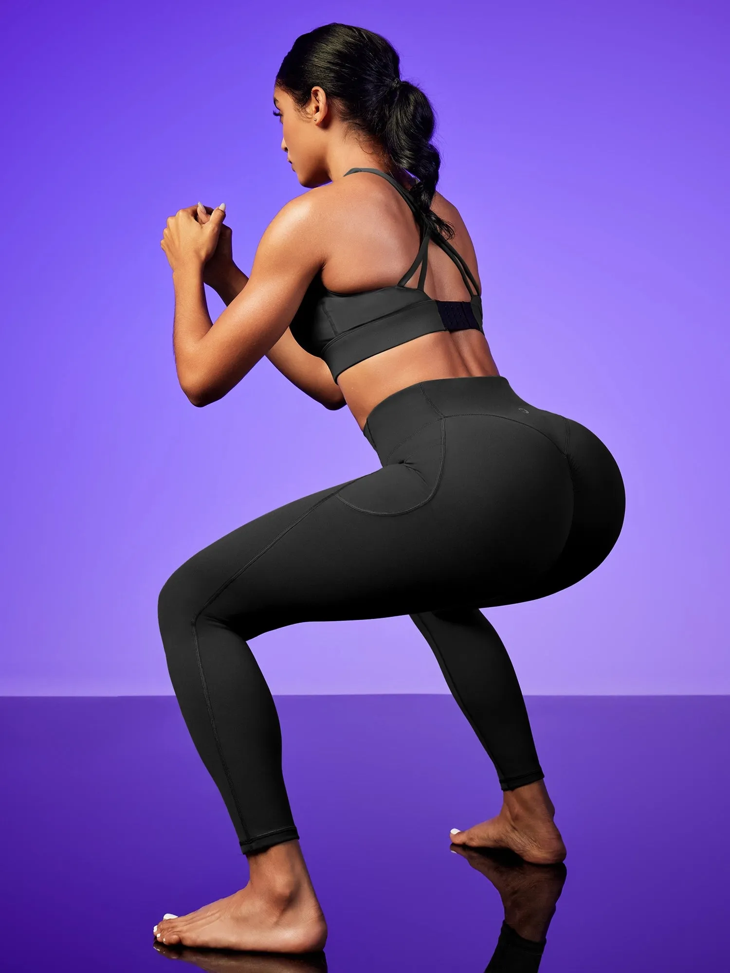 IUGA PowerTight Butt Lifting No Front Seam Leggings With Pockets