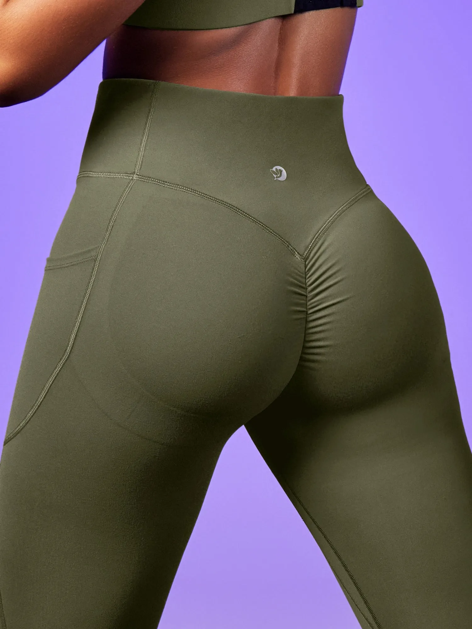 IUGA PowerTight Butt Lifting No Front Seam Leggings With Pockets