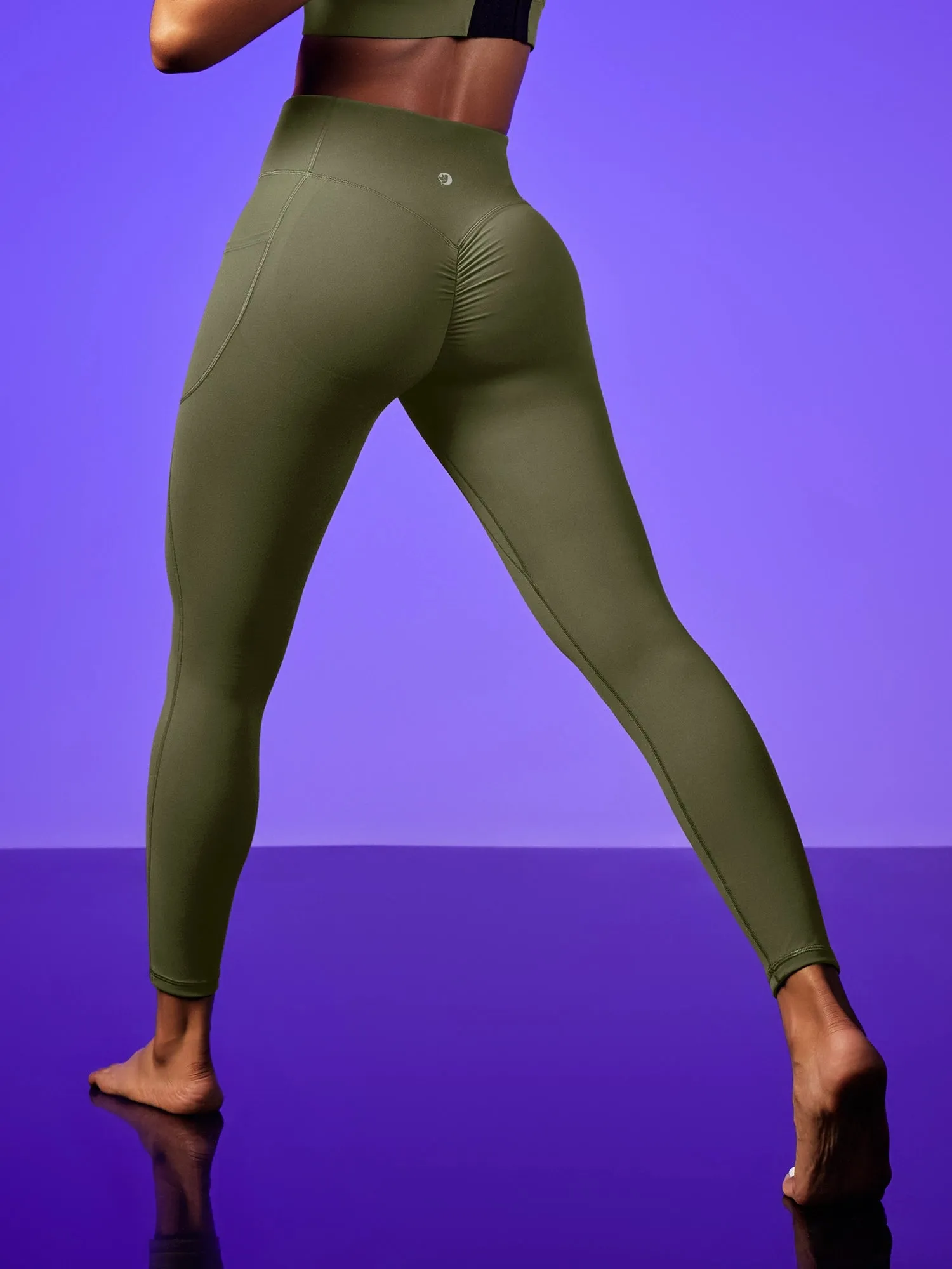 IUGA PowerTight Butt Lifting No Front Seam Leggings With Pockets