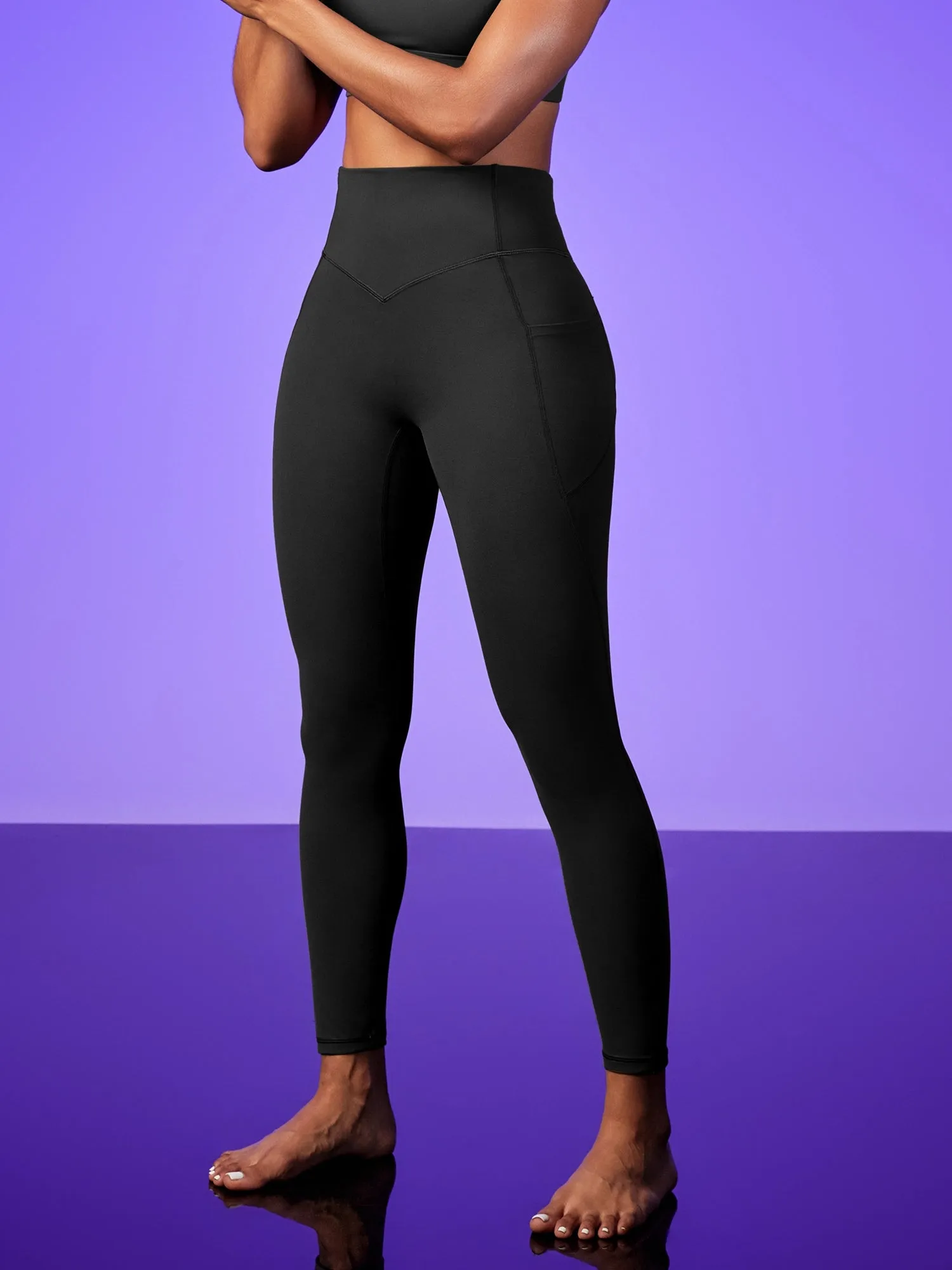IUGA PowerTight Butt Lifting No Front Seam Leggings With Pockets