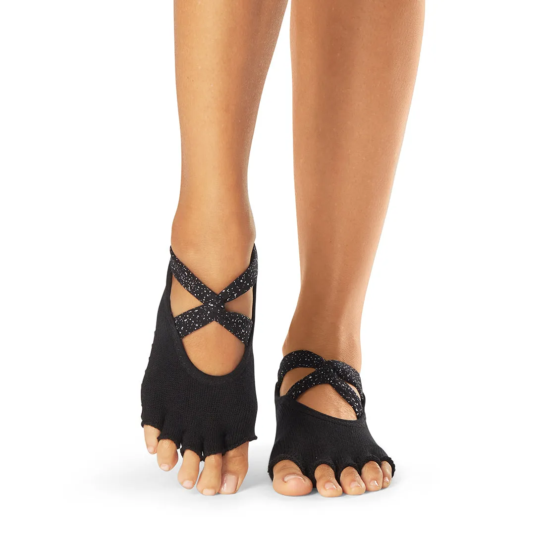 Ivy Half Toe Grip Socks - Ebony Glimmer (Barre / Pilates)