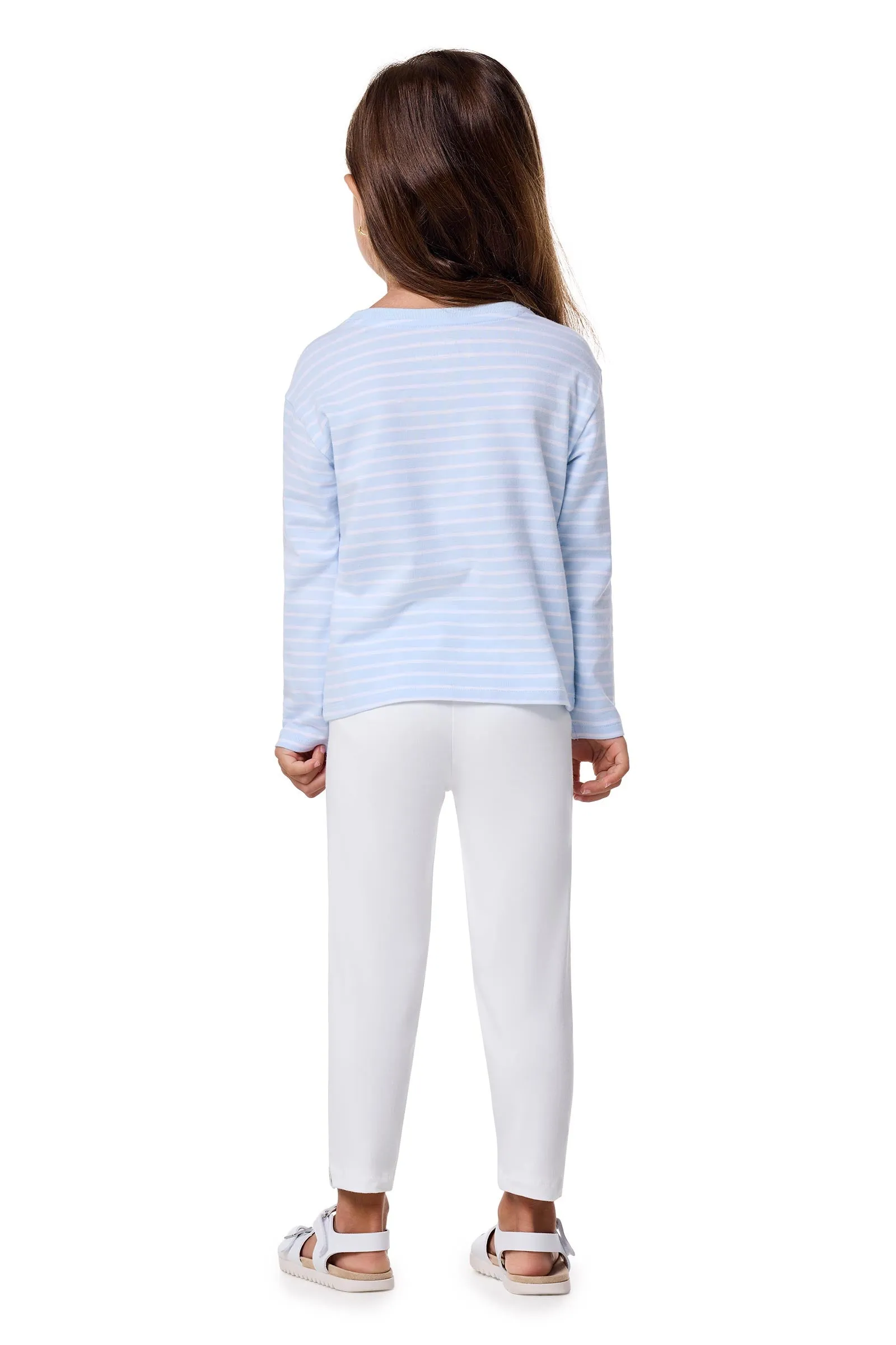 Kid's Monterey Summer Leggings | White