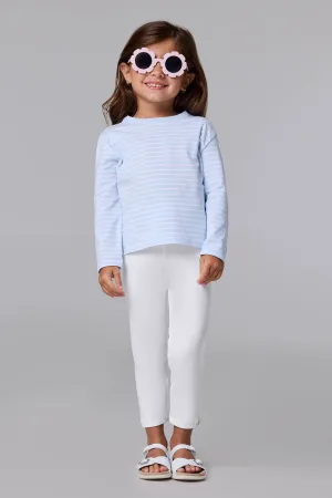 Kid's Monterey Summer Leggings | White