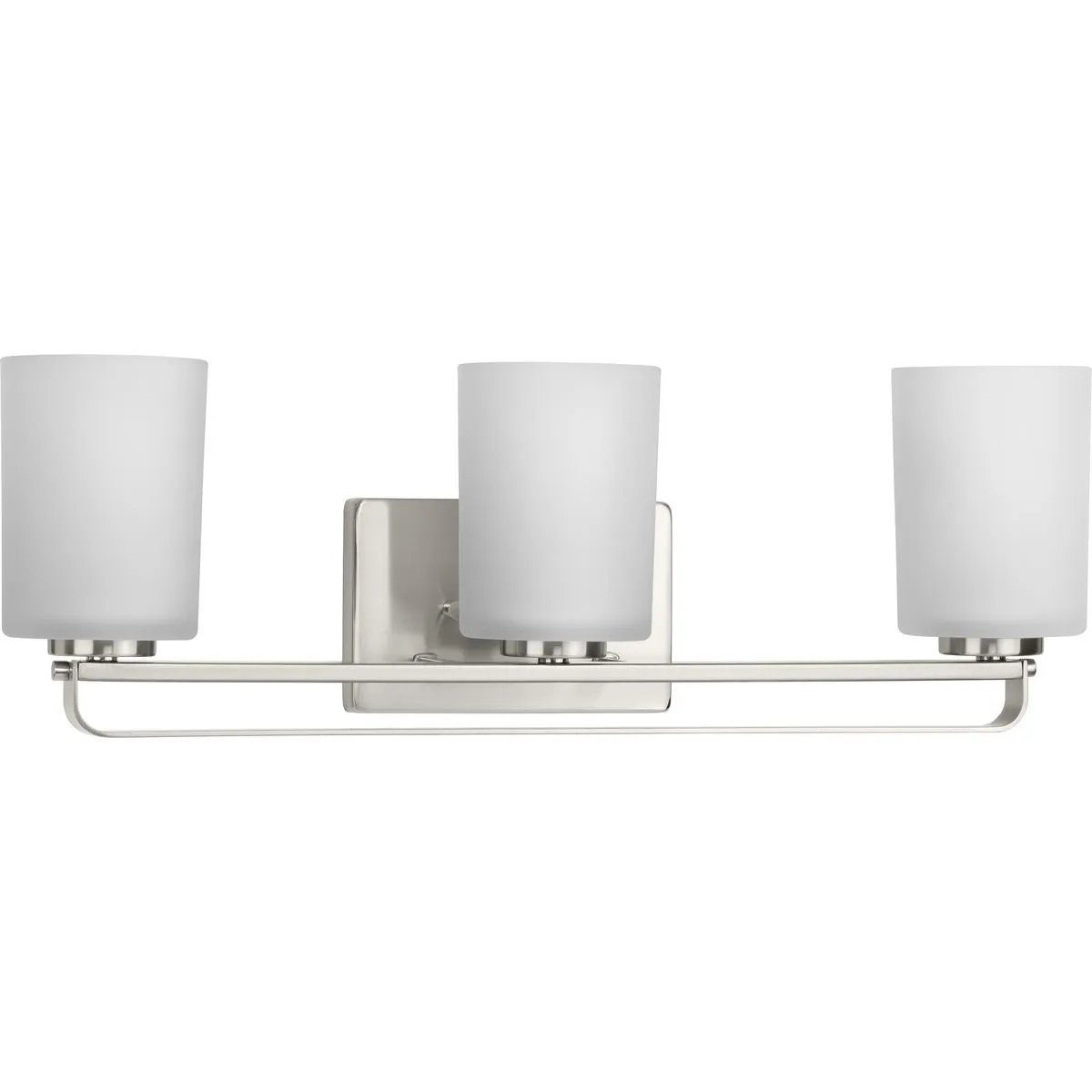 League Collection Three-Light Etched Glass Bath Vanity Light