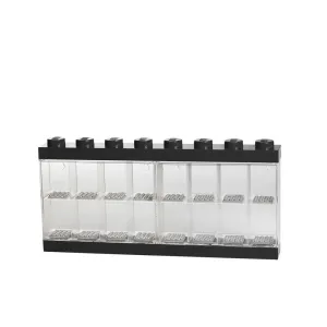 LEGO Minifigure Display Case 16, Versatile Black Showcase