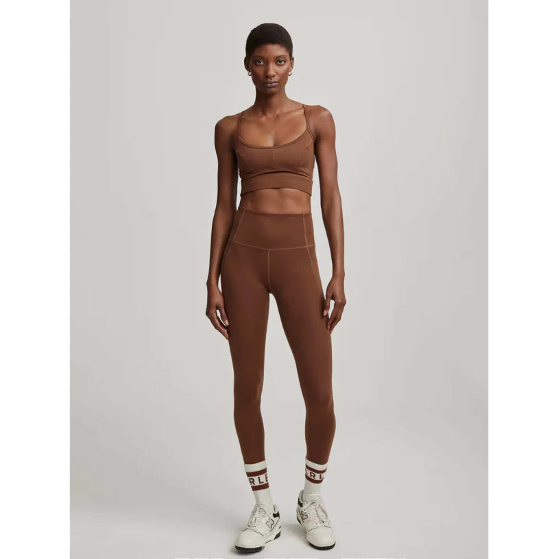 Let's Move 25" High Rise Pocket Leggings - Cocoa Brown