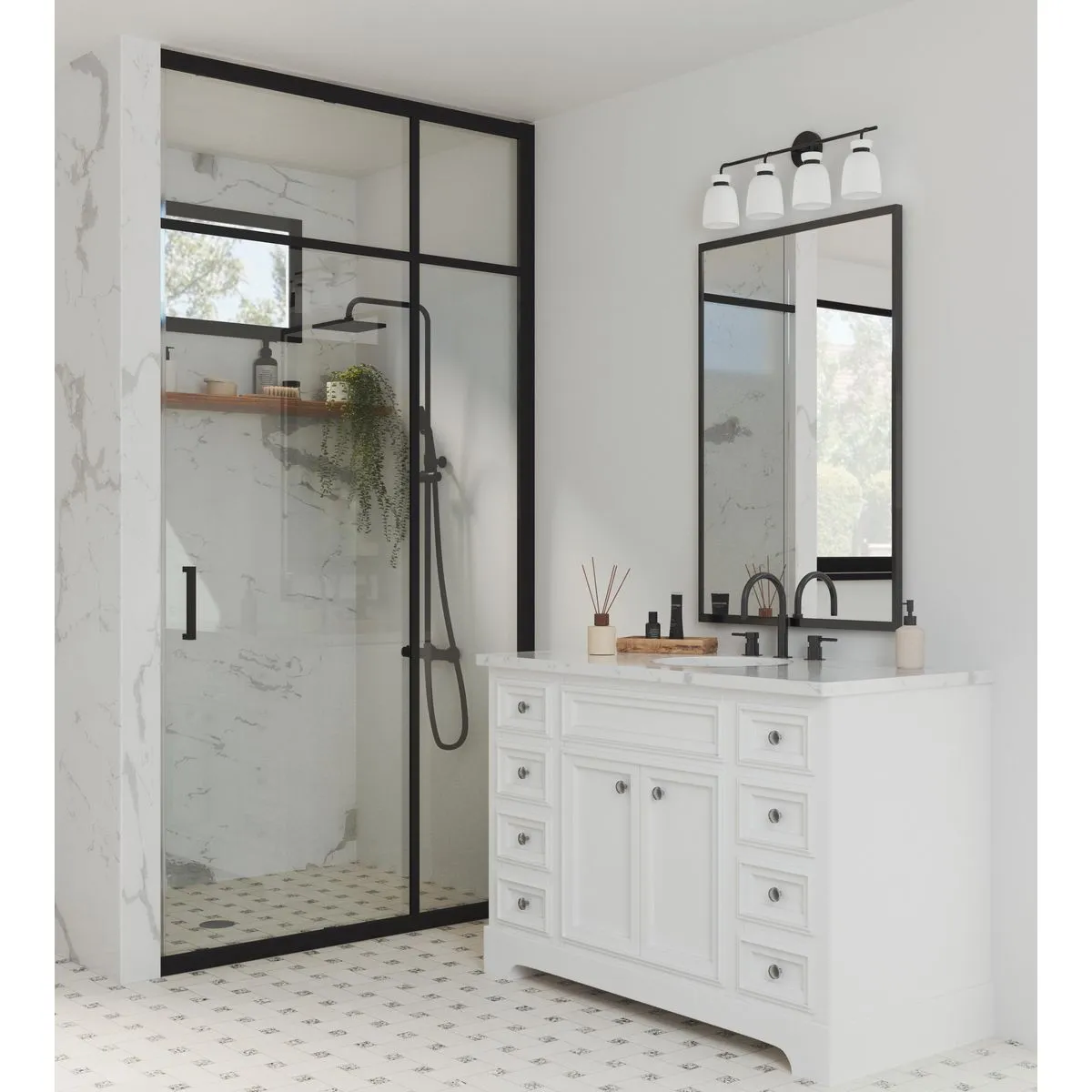 Lexie Collection Four-Light Vanity Light