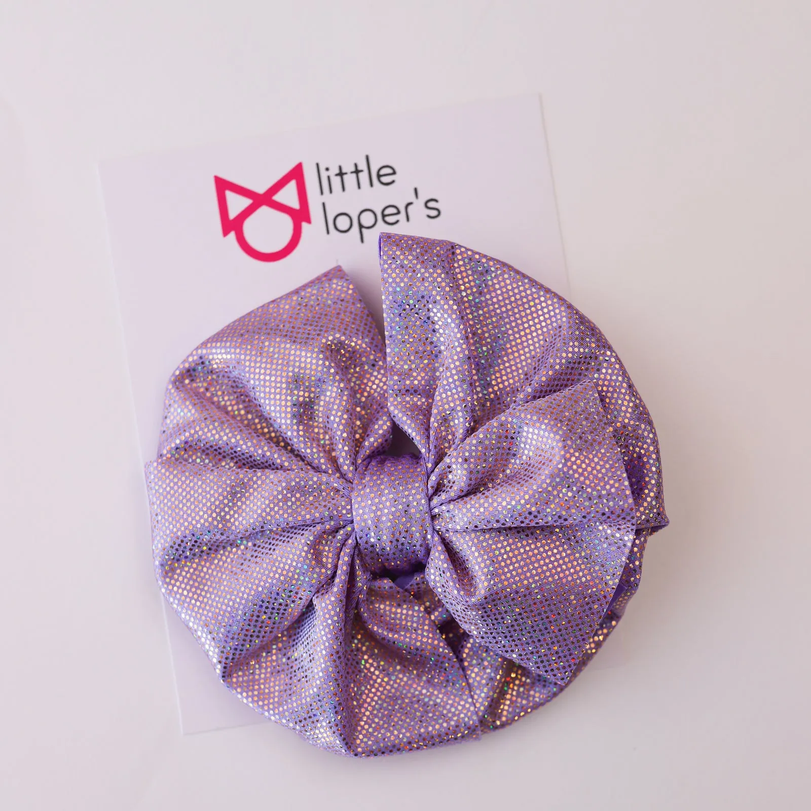 Lilac Spring Shimmer Bow