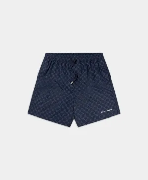 Maritime Blue Logo Swim shorts