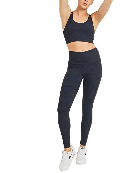 Mono B Camo Jacquard TACTEL® Sports Bra AT8034