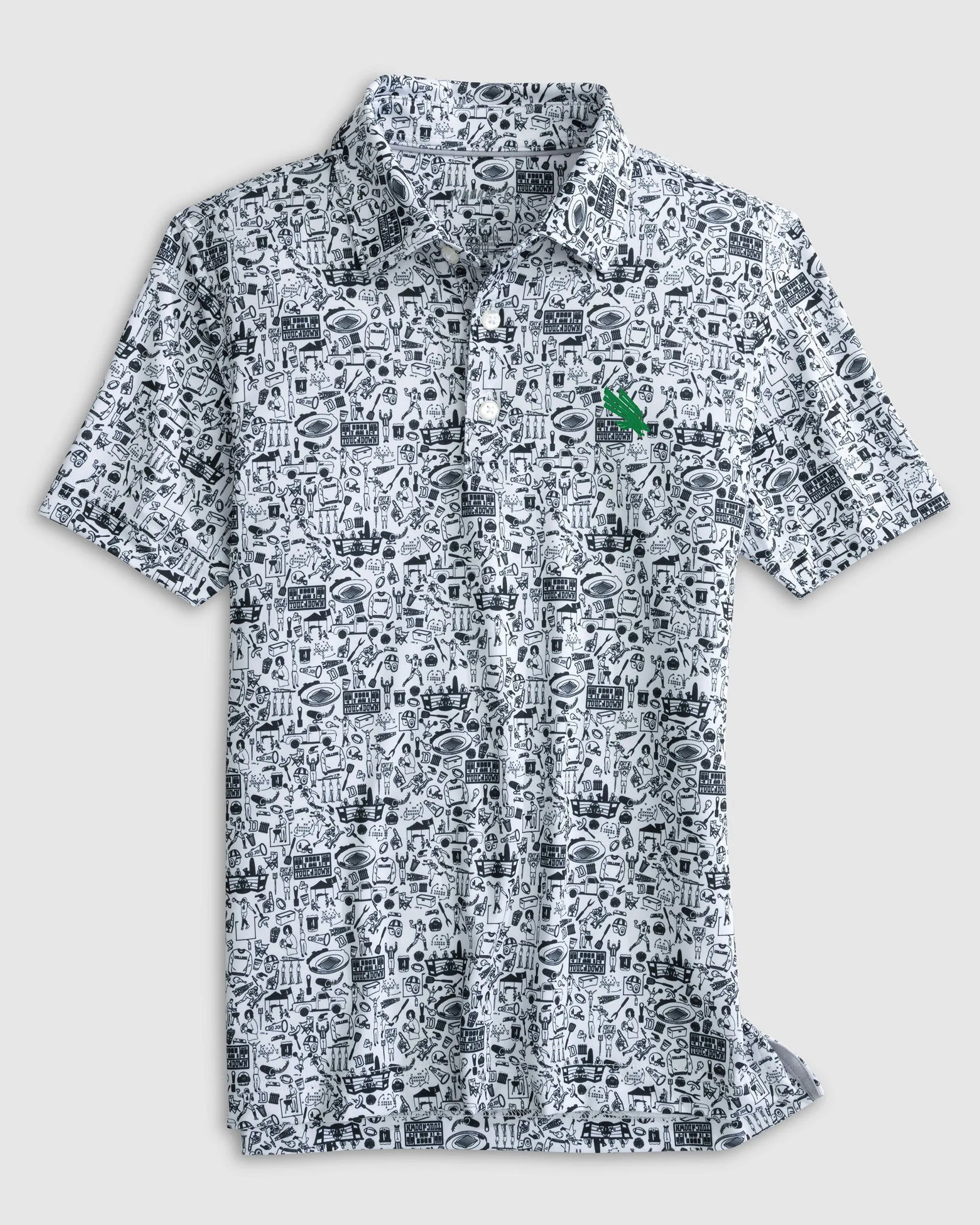 North Texas Tailgater 2.0 Jr. Printed Jersey Performance Polo