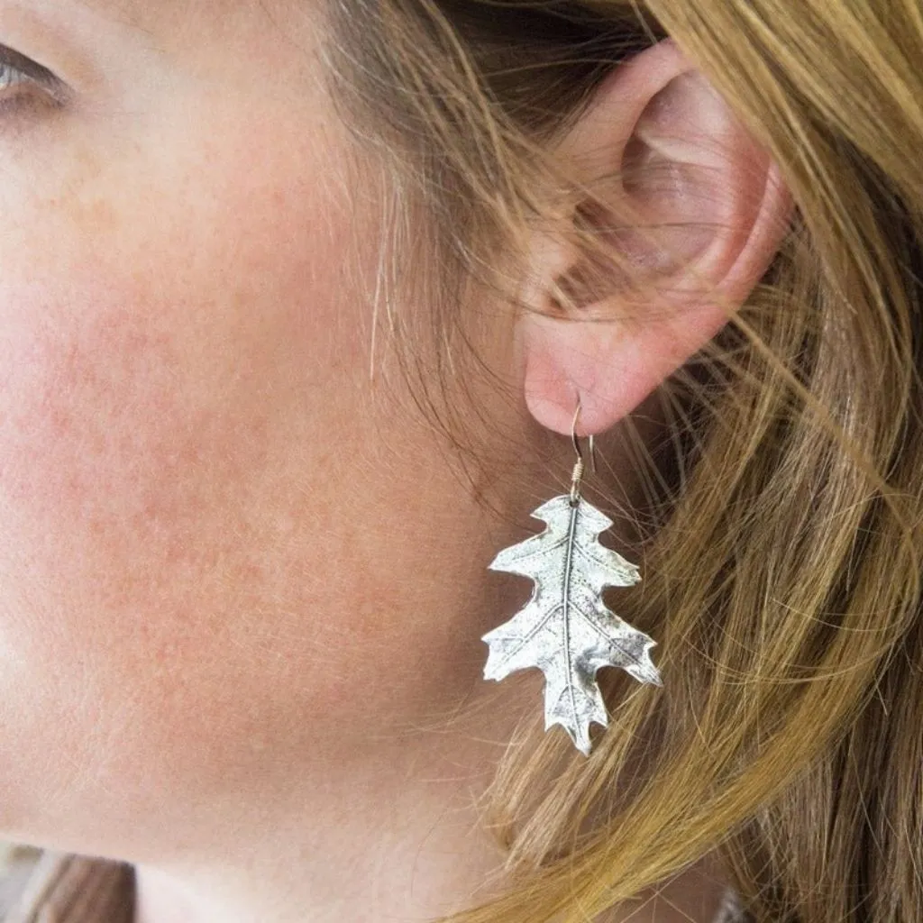 Oak Leaf Earrings