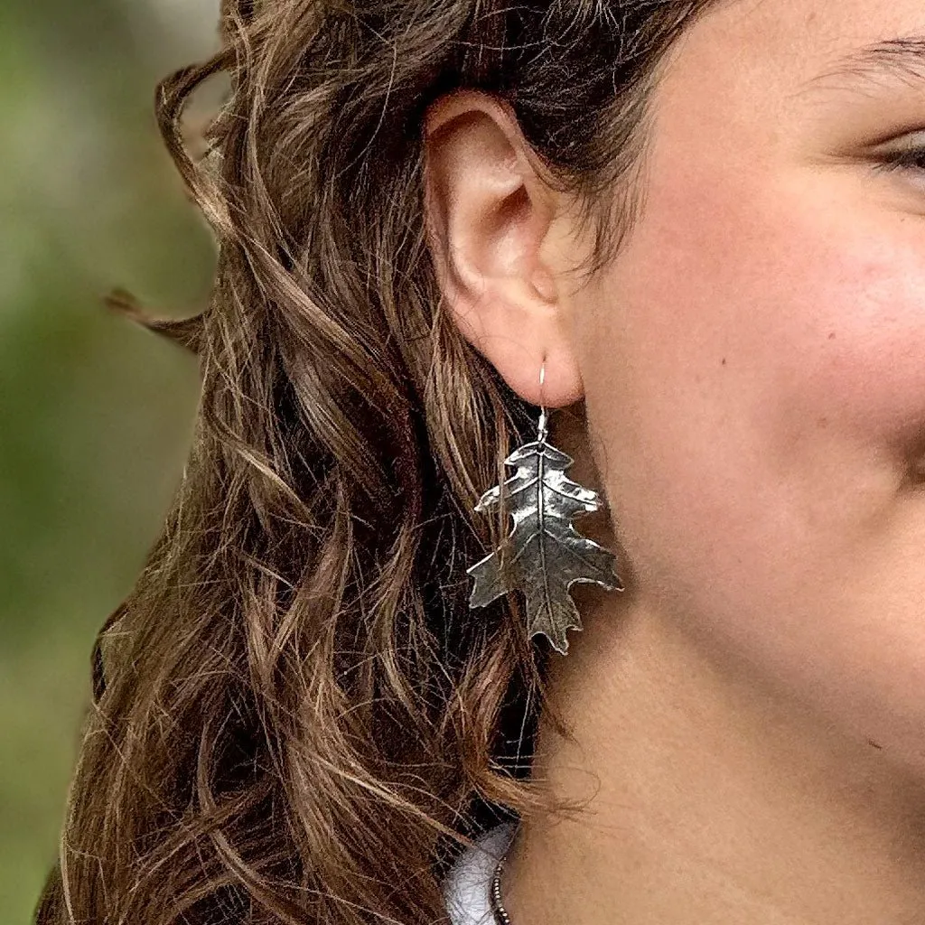 Oak Leaf Earrings
