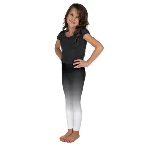 Ombre Black to White Kid's Leggings