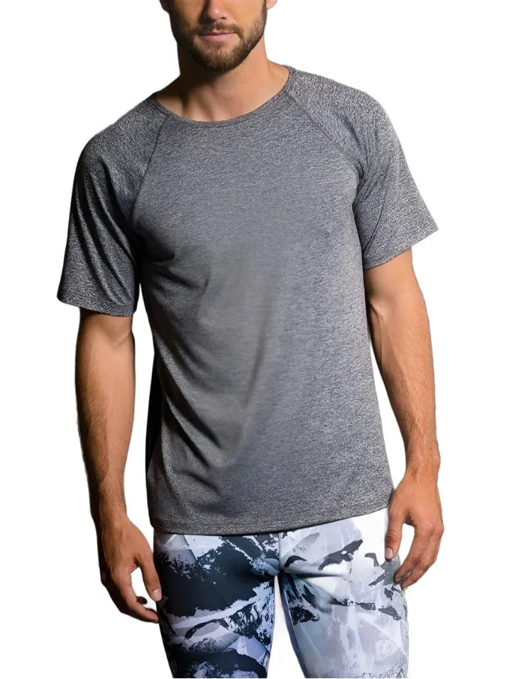 Onzie Hot Yoga Mens Raglan Short Sleeve top 701