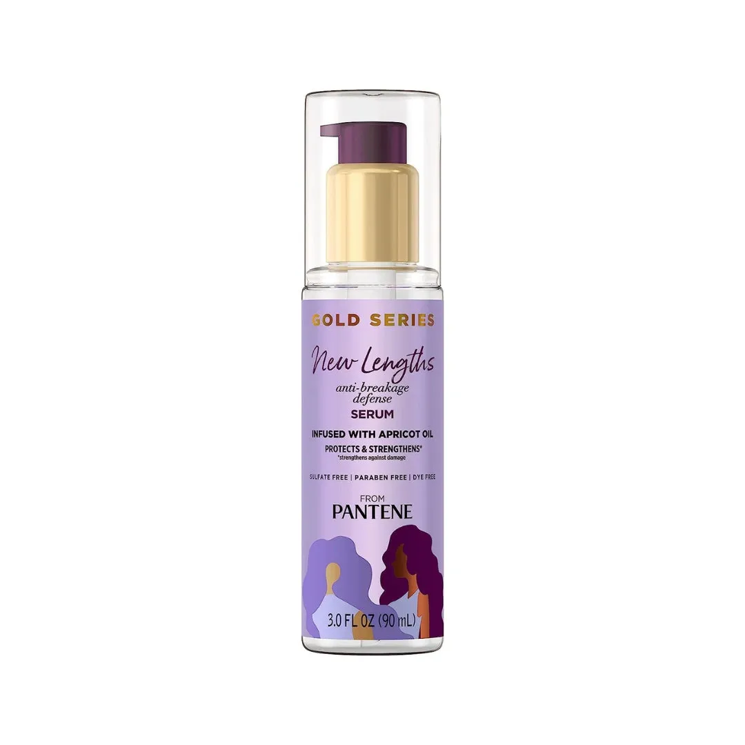 Pantene Gold Series New Lengths Anti-Breakage Defense Serum (Apricot Oil)- 3.0 fl oz