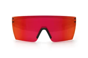Performance Z87  Lazerface Matte Black -  Sunblast Red/Orange Lens