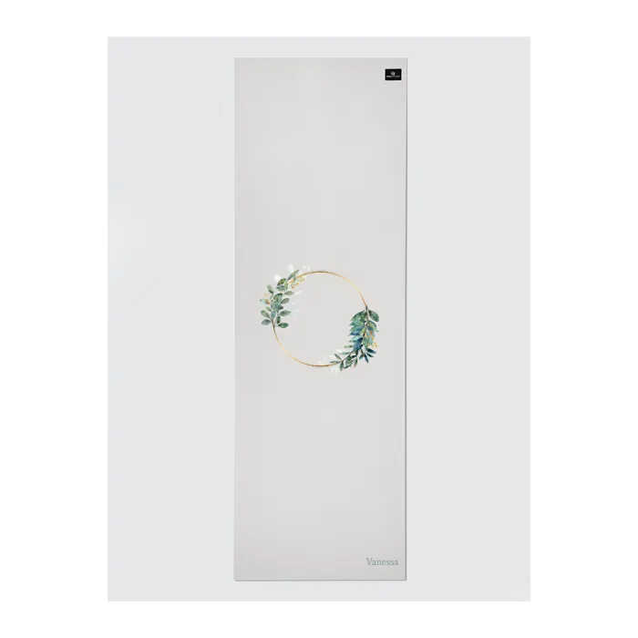 Personalised Yoga Mat 6mm With Custom Design - White