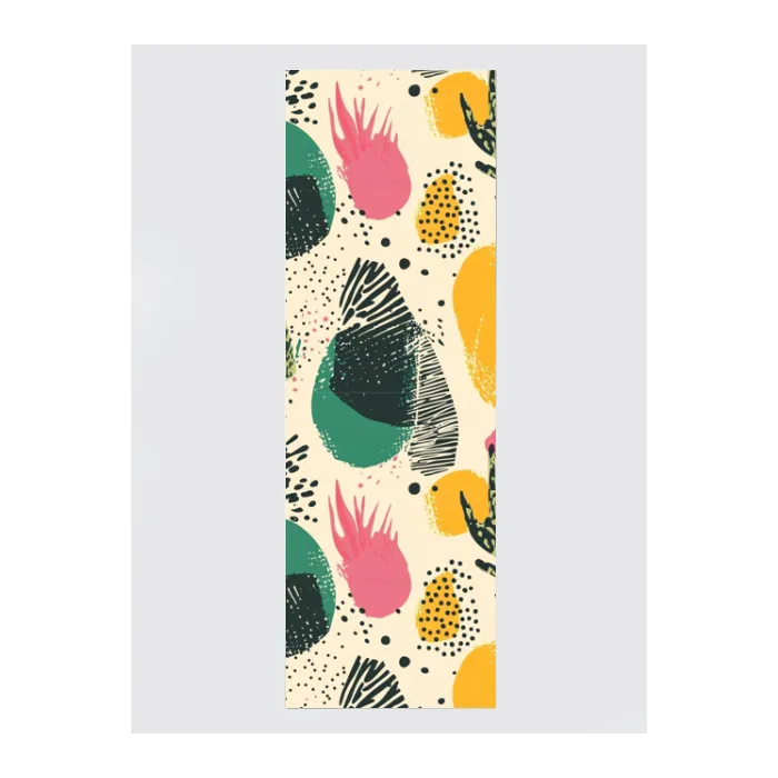 Personalised Yoga Mat 6mm With Custom Design - White