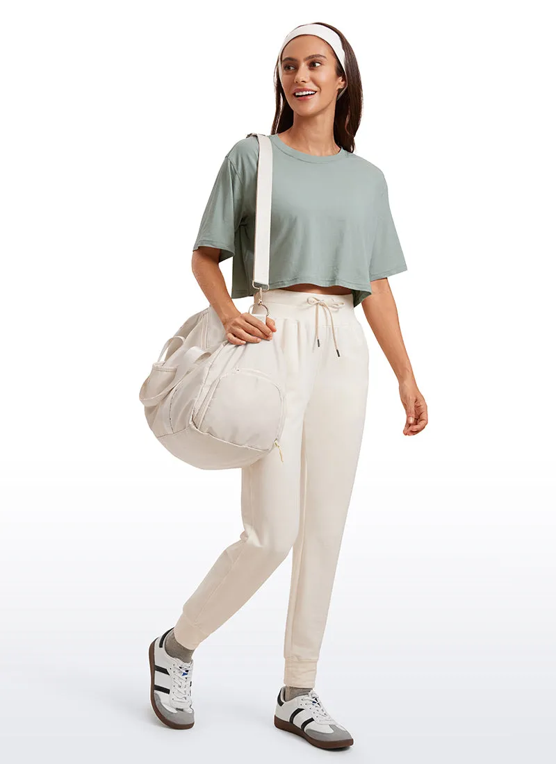 Pima Cotton Short Sleeves Cropped