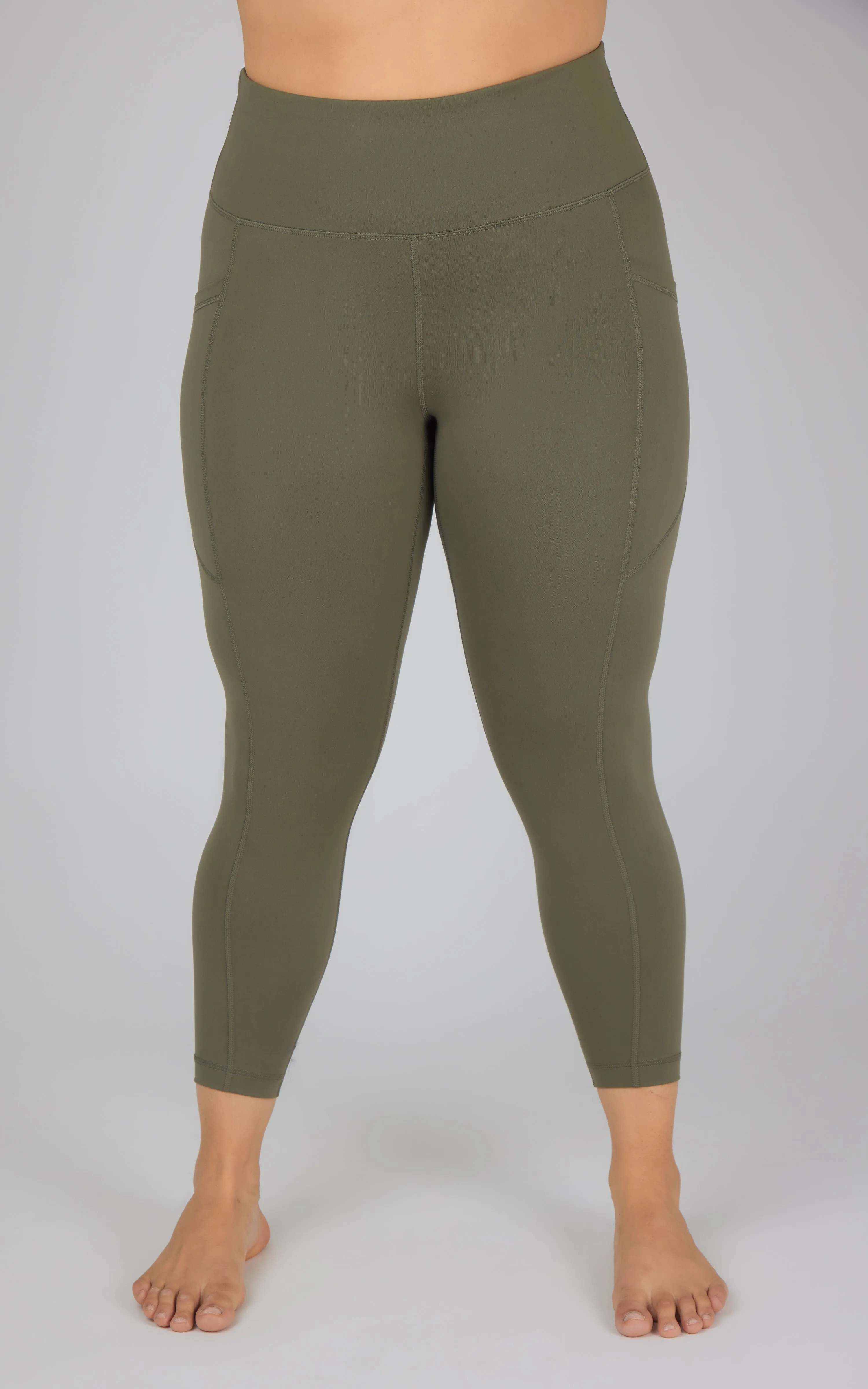 Plus Stretch Pocket Ankle Legging