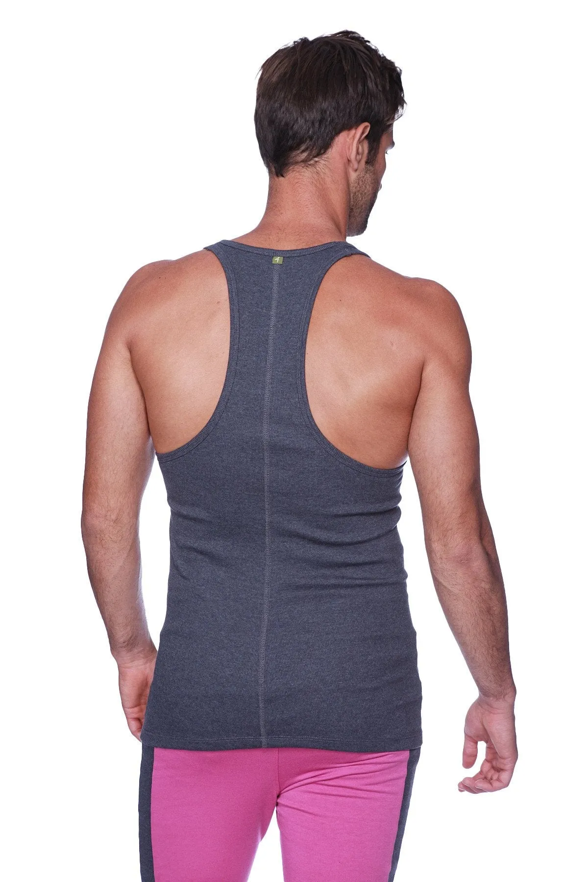 Racerback Yoga Tank Top (Charcoal)