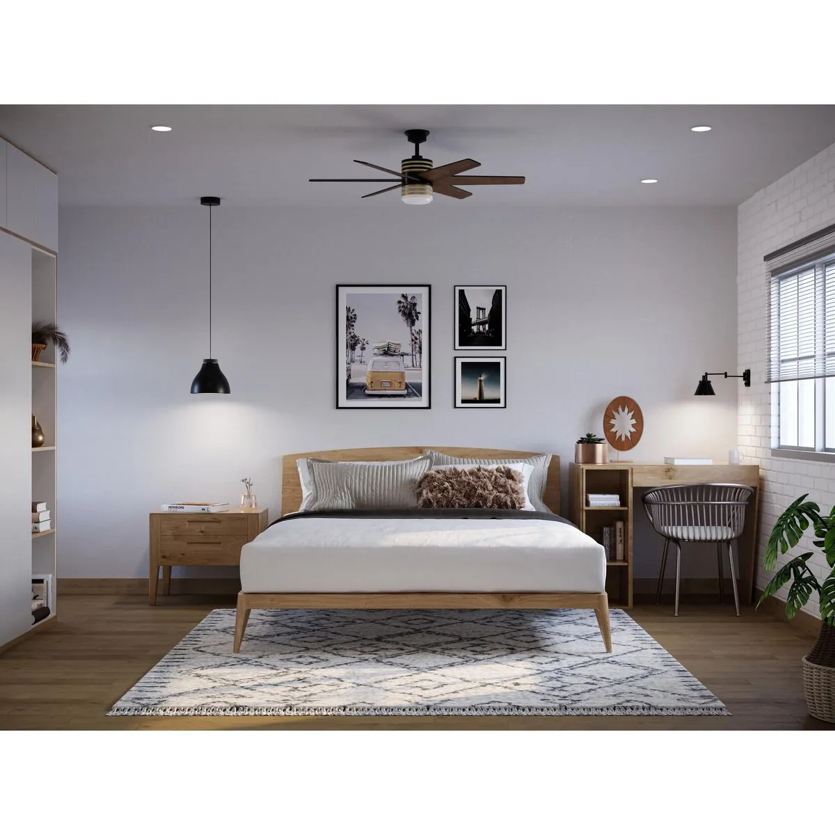 Radian LED Collection Metal Pendant