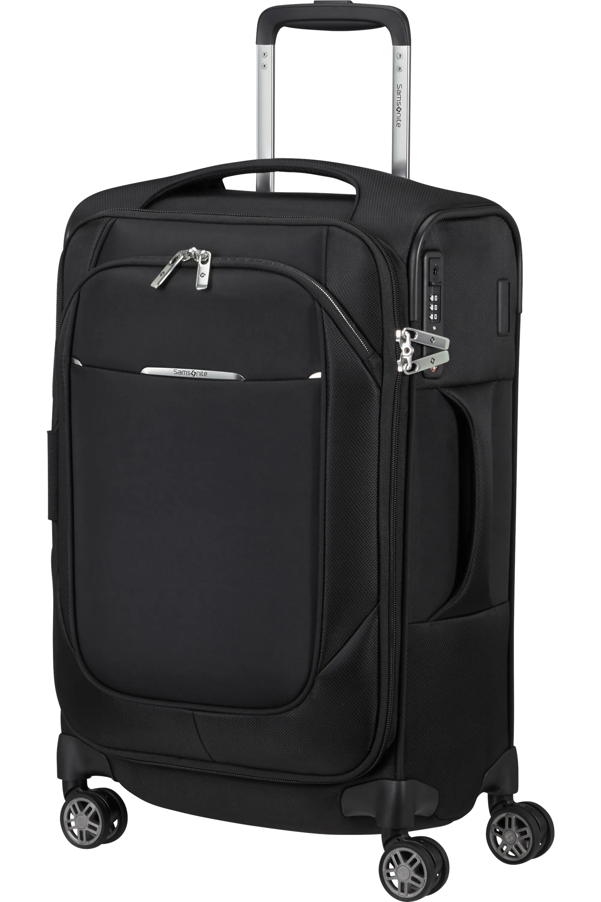 Re-Lite 55cm Spinner Expandable (4 wheels) - Black