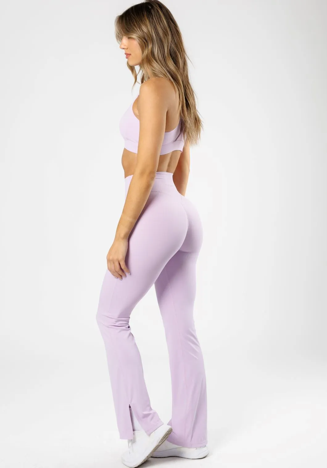 RecStretch Original Sculptseam® Plus Flare Legging 34" Pastel Lilac
