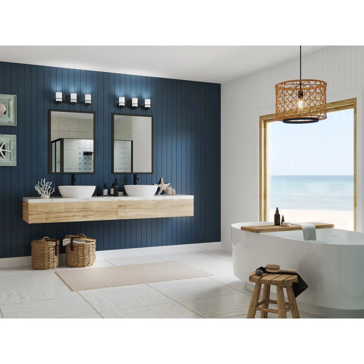 Reiss Collection Three-Light Vanity Light