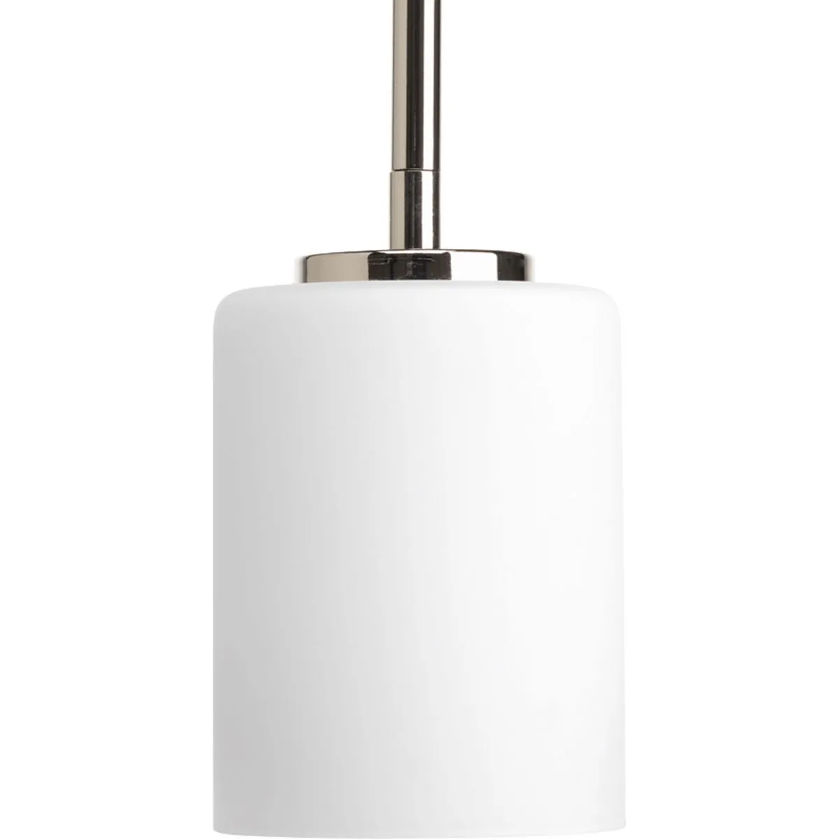 Replay Collection One-Light Etched White Glass Mini-Pendant Light