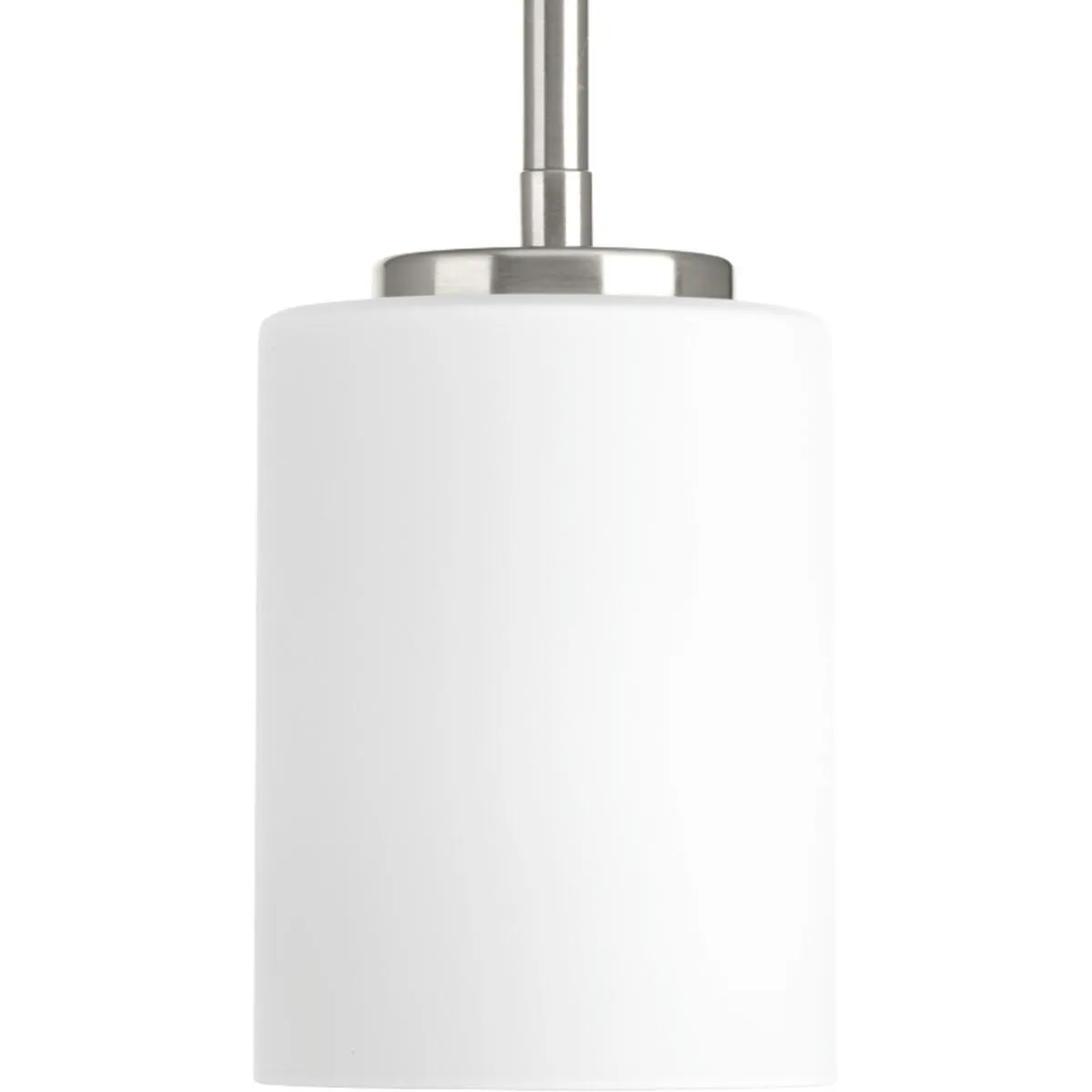 Replay Collection One-Light Etched White Glass Mini-Pendant Light