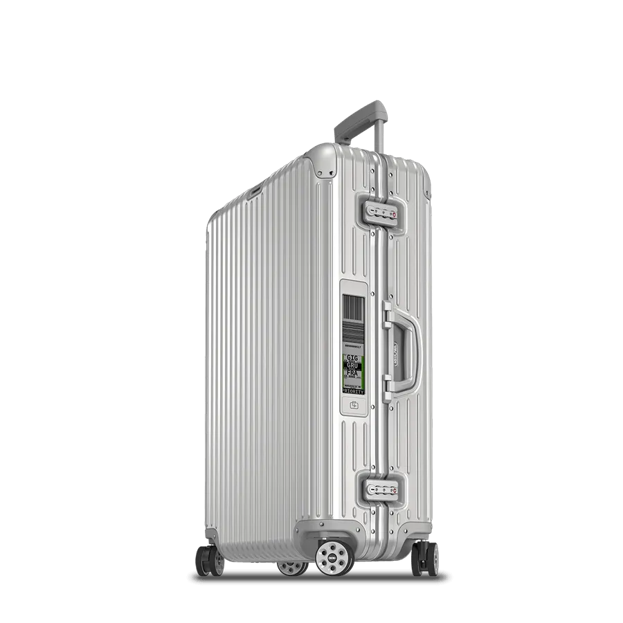 Rimowa Topas Aluminum 32" Mulitwheel Electronic Tag