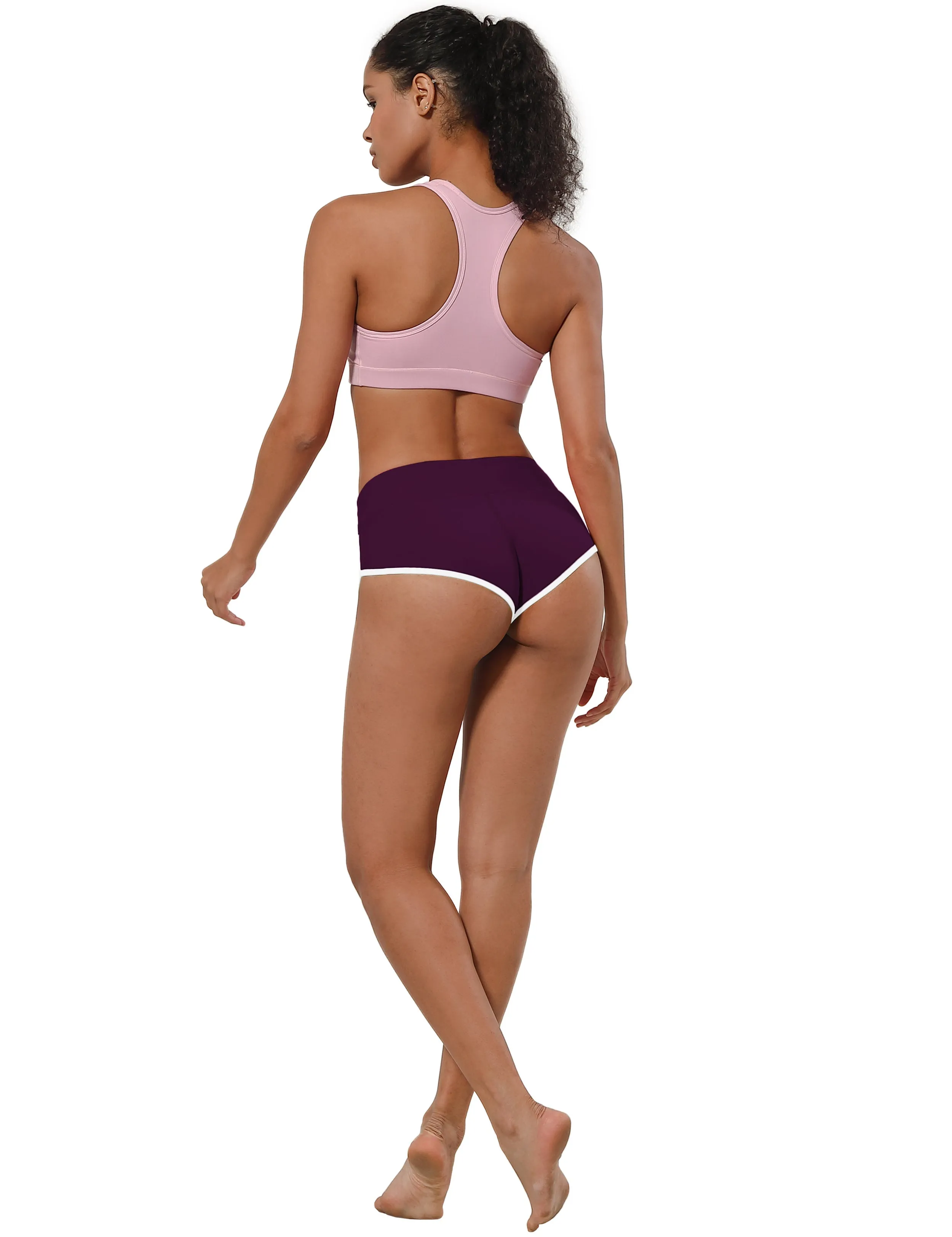 Sexy Booty Yoga Shorts plum_yoga