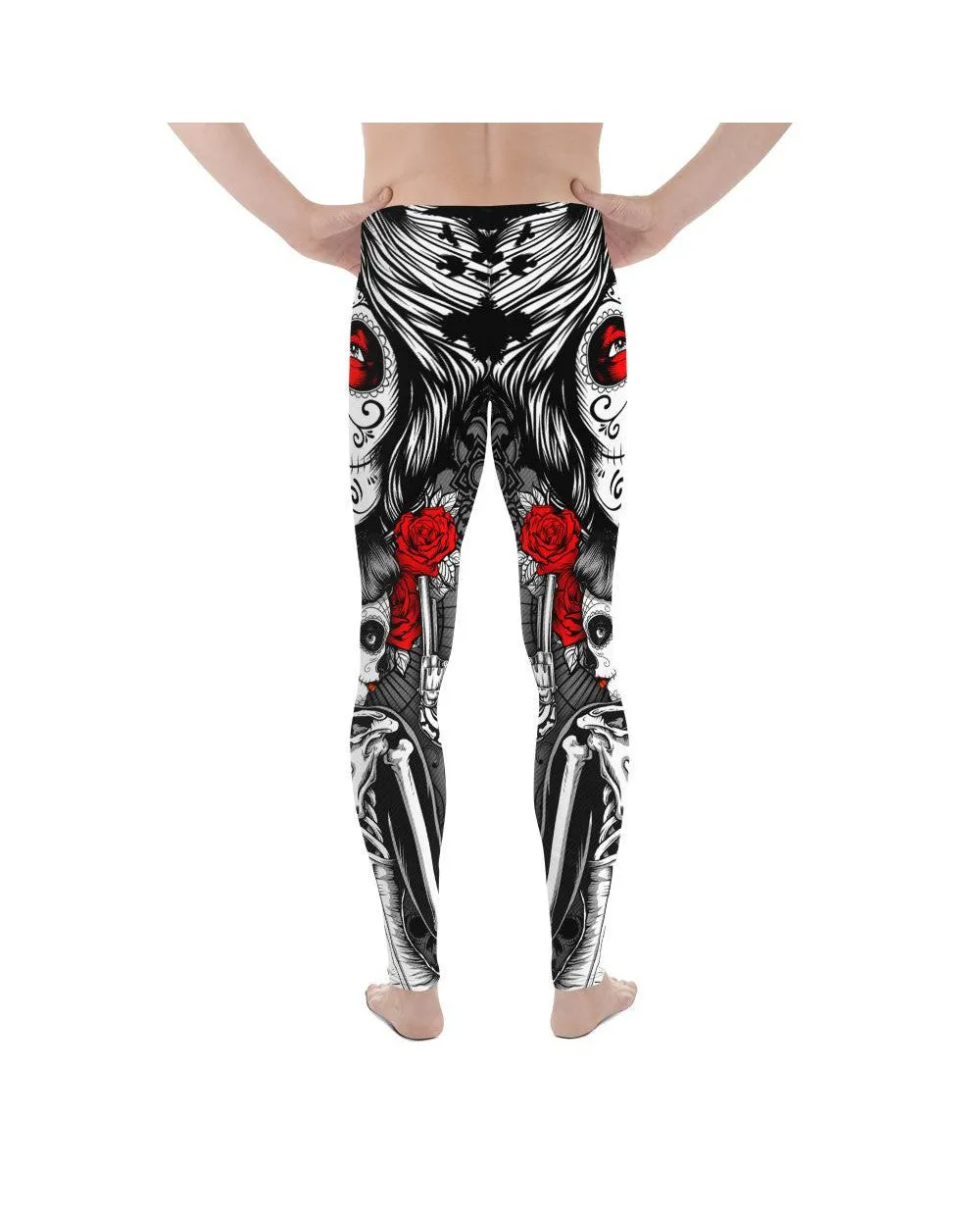 Skeleton Sugar Skull Meggings