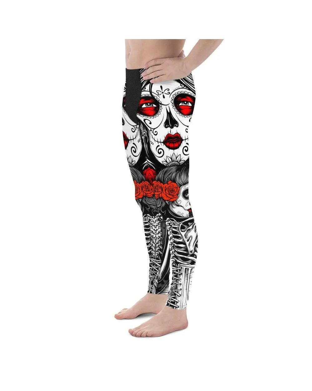 Skeleton Sugar Skull Meggings
