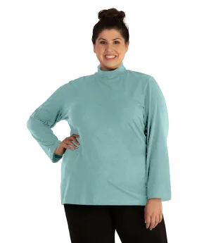 Stretch Naturals Lite Mock Neck Top Classic Colors - FINAL SALE