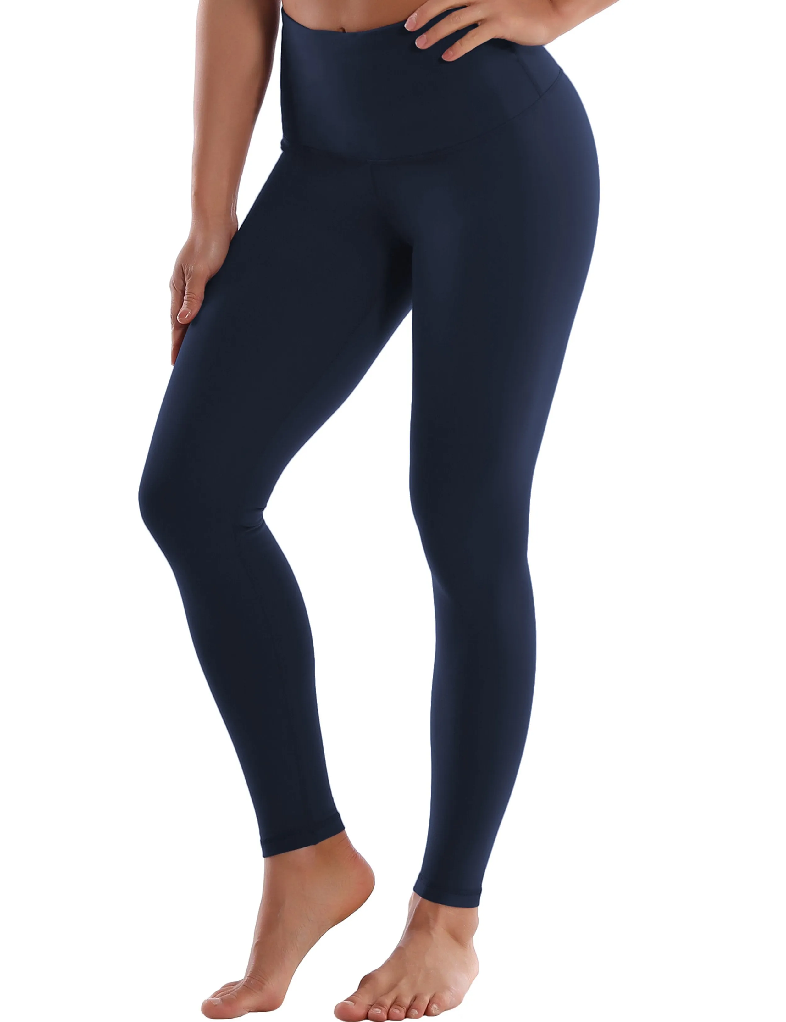 Super High Waist Yoga Pants darknavy ins_yoga