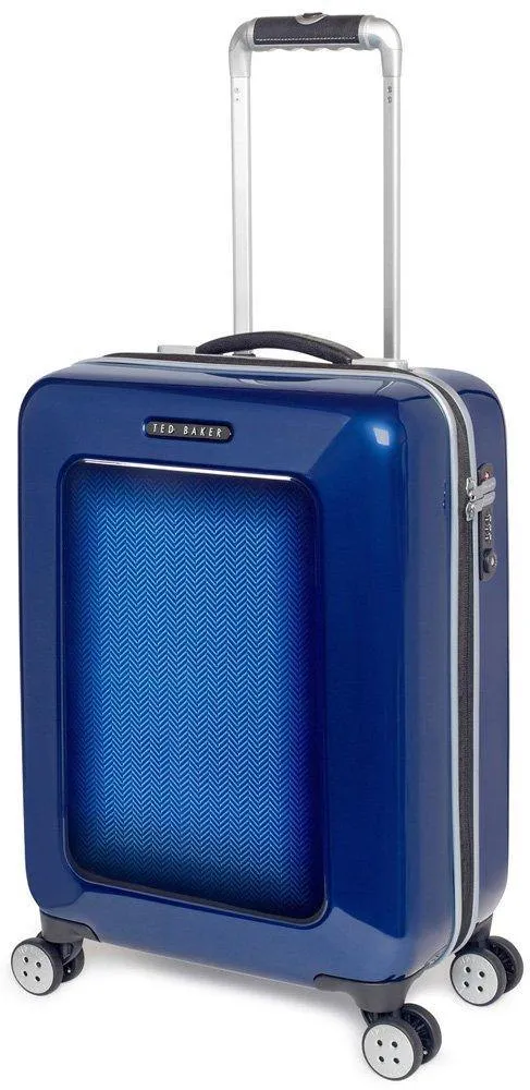 Ted Baker Hardsider Herringbone Carry-On 4-Wheel Carry-On Luggage