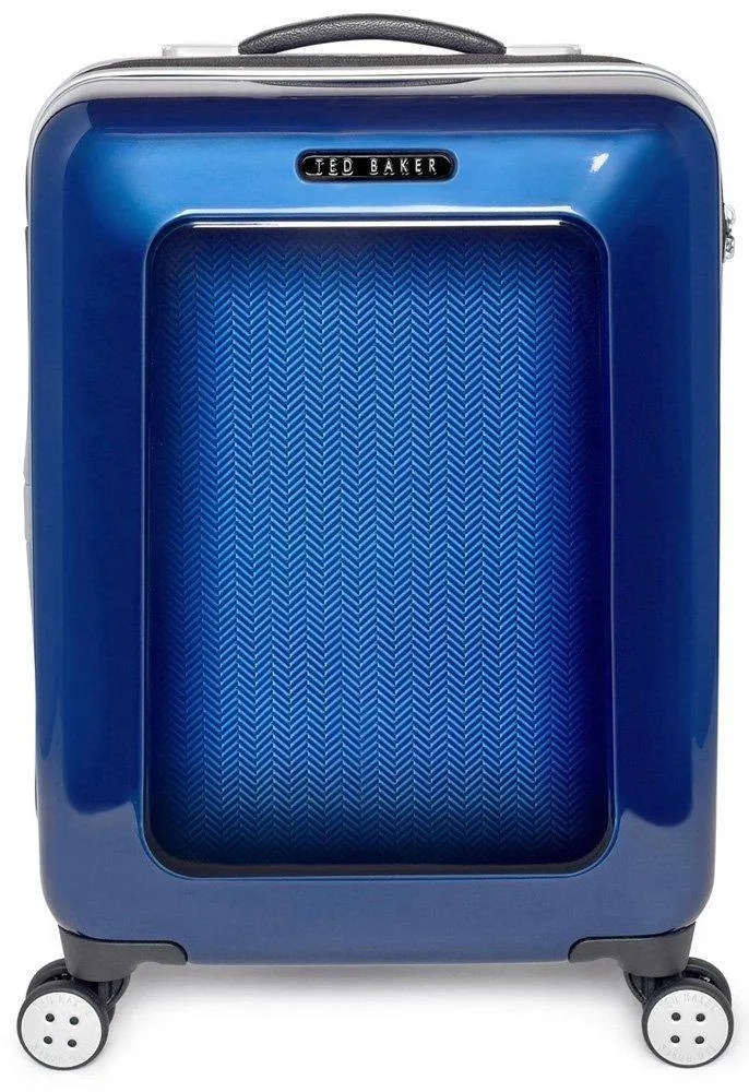 Ted Baker Hardsider Herringbone Carry-On 4-Wheel Carry-On Luggage