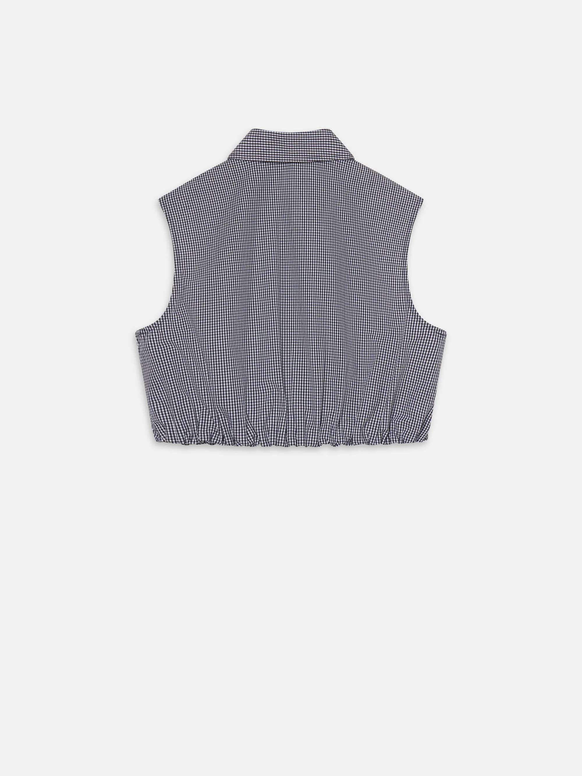 The Check Top -- Navy Multi