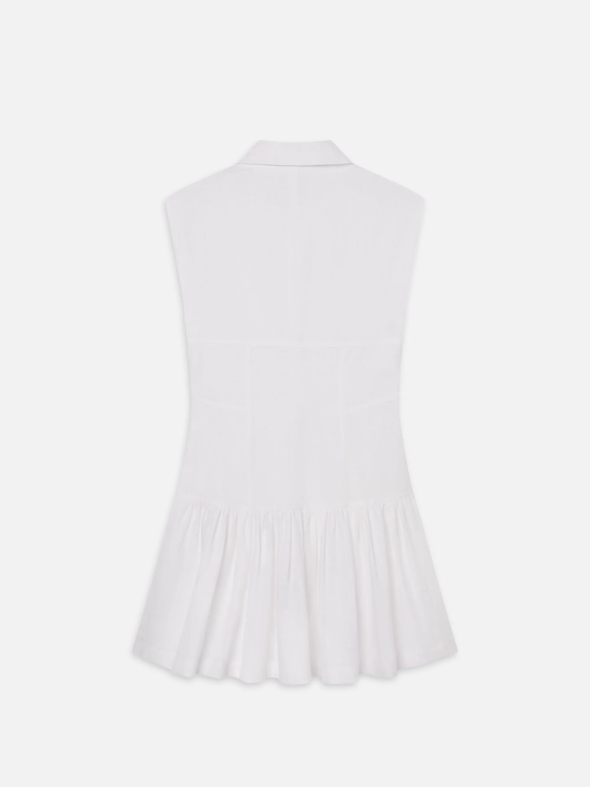 The Linen Day Dress -- White