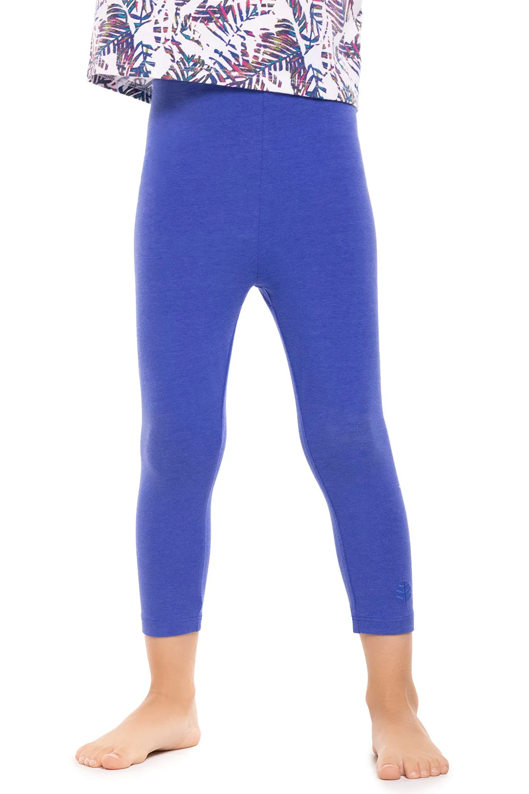 Toddler Monterey Summer Leggings | Baja Blue