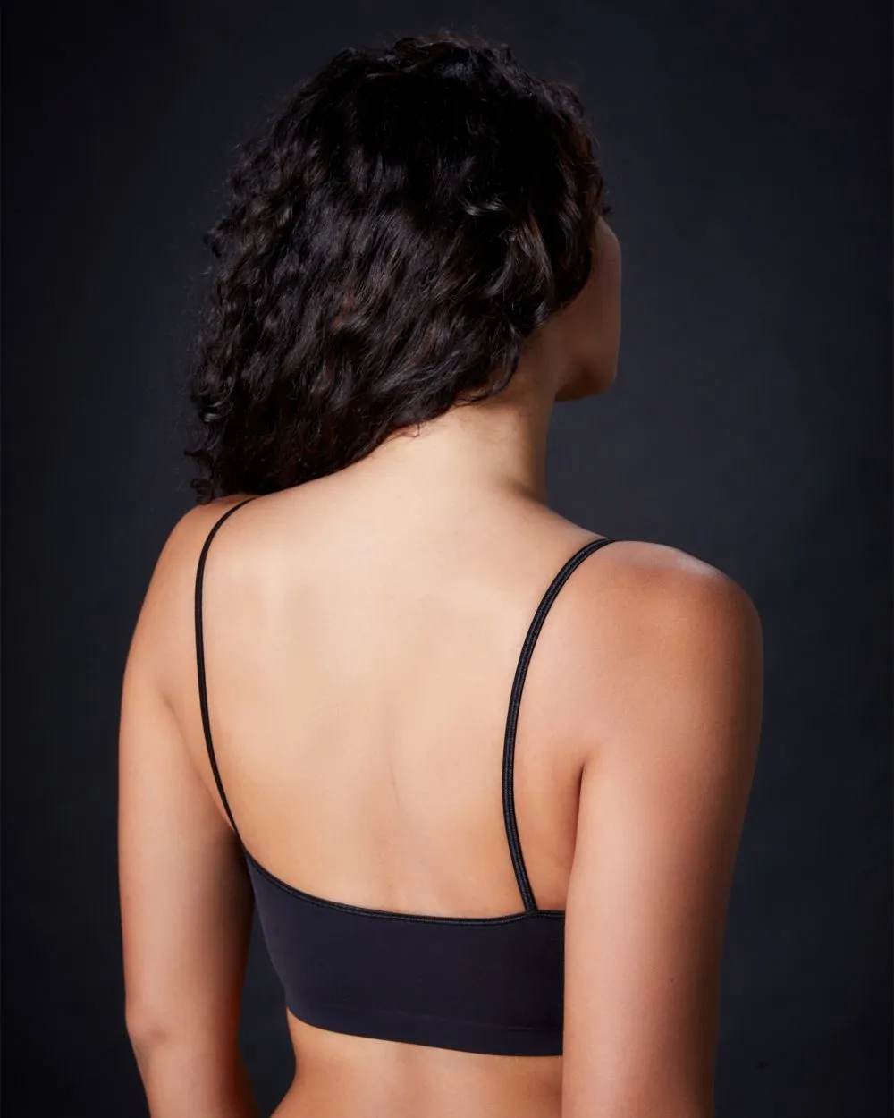 Touch Feeling Spaghetti Crop Top