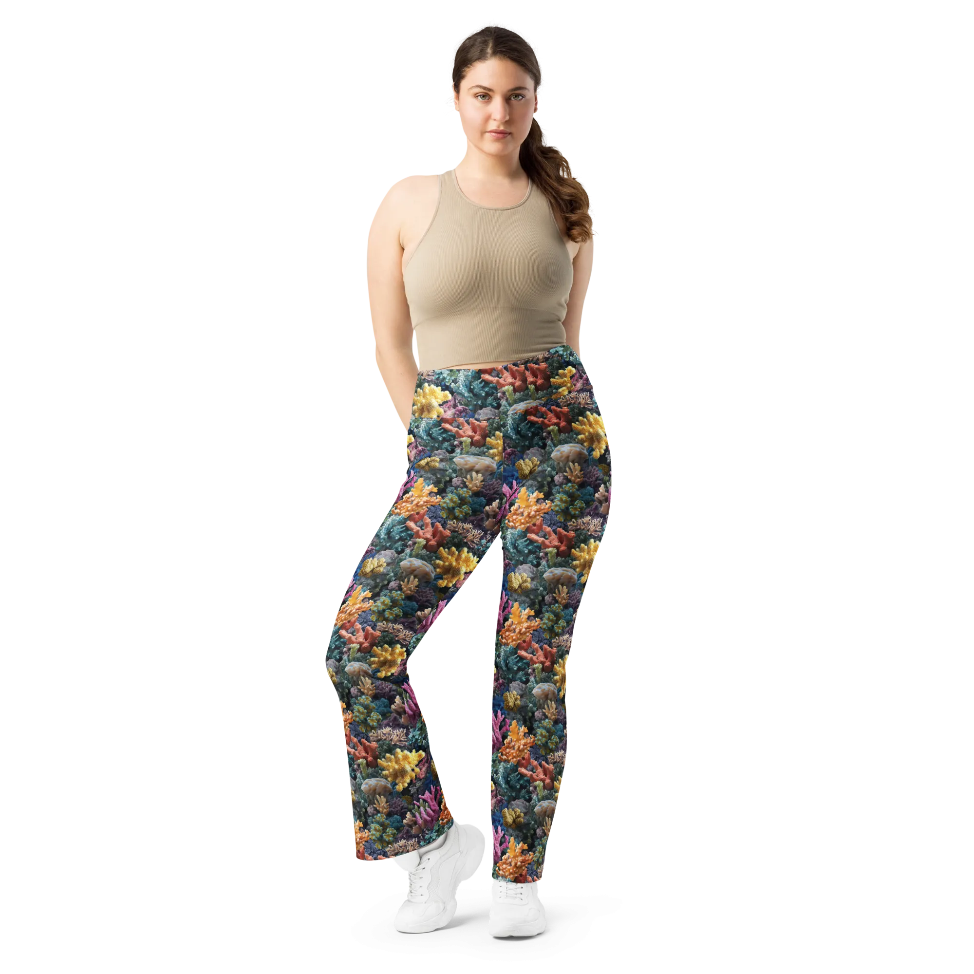 Tropical Reef Flare Leggings