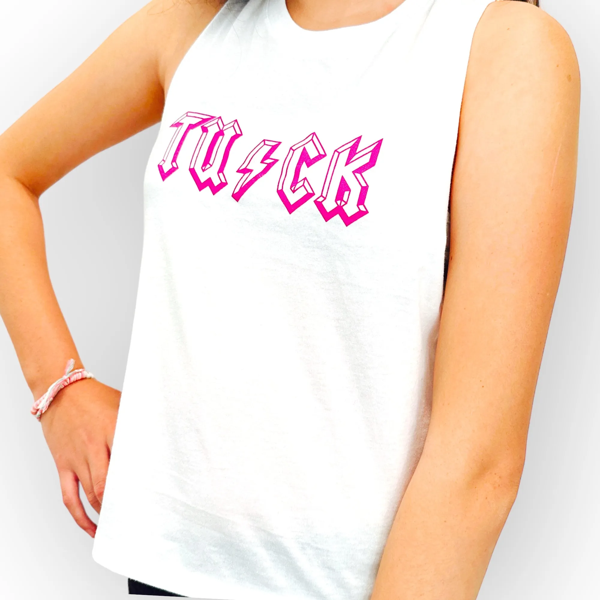 TUCK Rocker Tank - Crop Racer Back